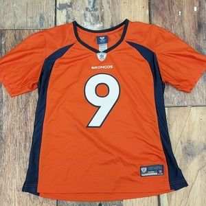Rebook On Field Sewn Denver Broncos #9  Quinn Lg
